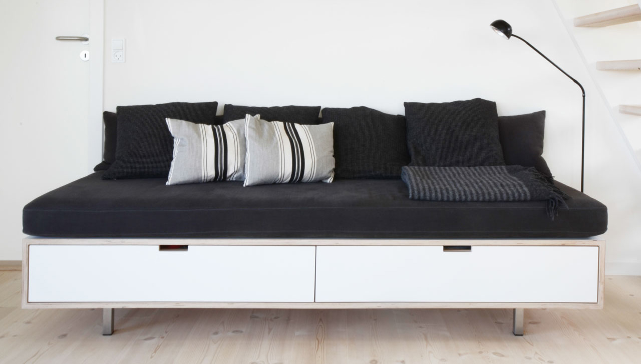 sofa med opbevaringsplads